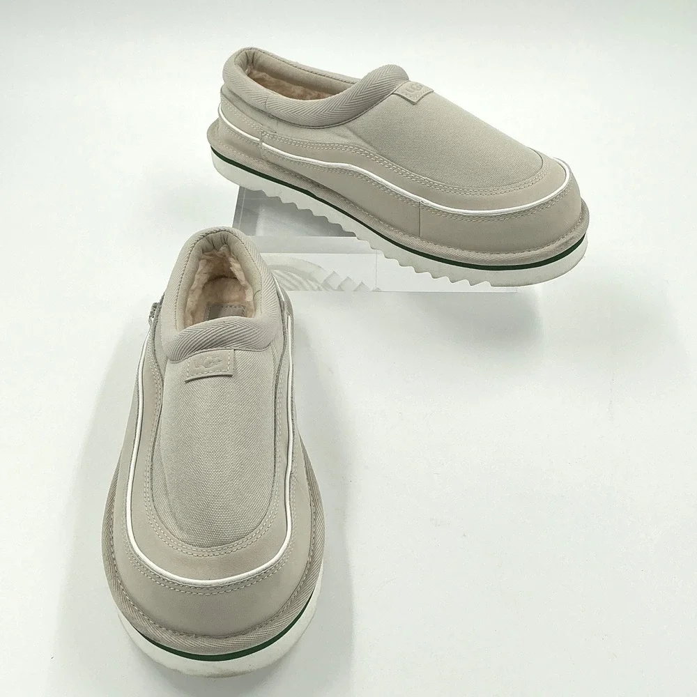 UGG Mens Size 9 Tasman Hybrid Slipper Sneakers SLIP ON Taupe NEW Cali Wave $137